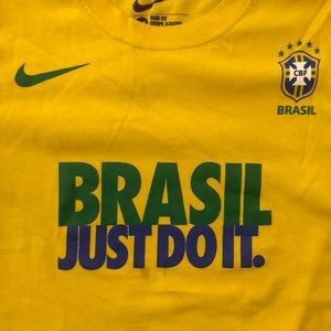 Brazil “Just Do It” Nike Soccer Tee